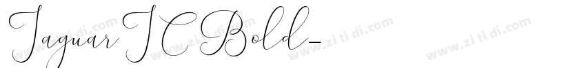 JaguarJC Bold字体转换